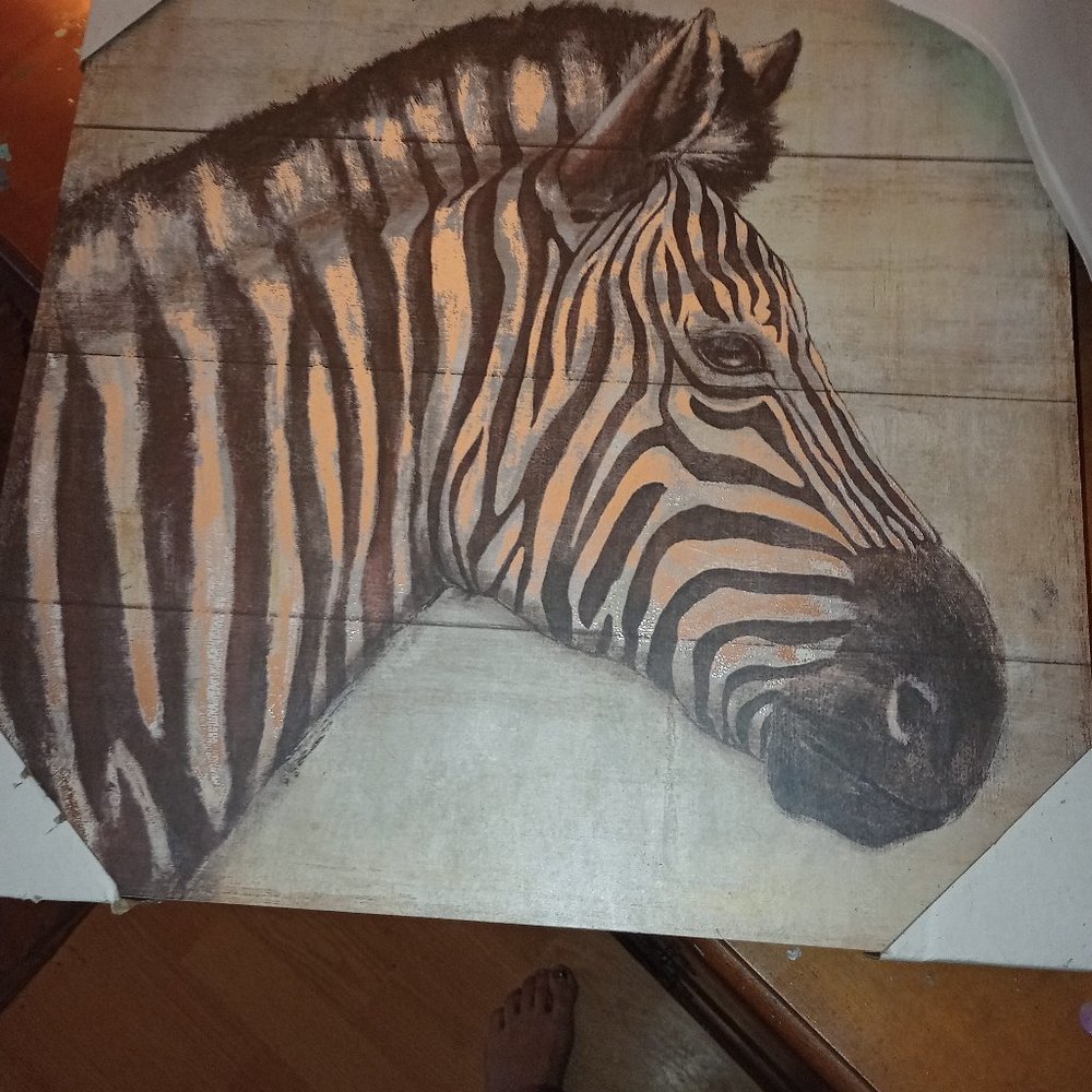 Zebra wall art